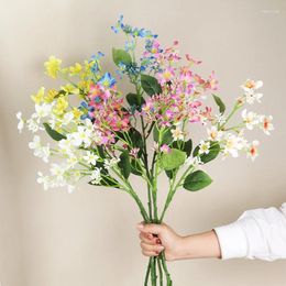 Decorative Flowers Simulation Flower Artificial Small Bouquet Decor Wedding Home Bedroom Fake Plants Tree Branch Decoration Po Props