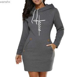 Basic Casual Dresses Hot Sales Midi Dresses Hooded Daily New Sports Dress Pocket Autumn Simplicity Spring 2024 Casual Fashion Womens Women's Clothing