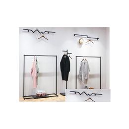 Commercial Furniture Clothes Rack Showcase Racks In Mens And Womens Clothing Stores Side-Hanging Front Floor Hanger Drop Delivery Home Dhioe