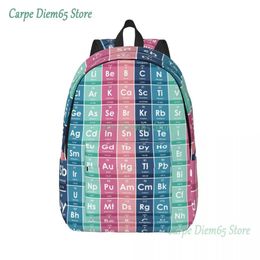 Bags Elements Of The Periodic Table Travel Canvas Backpack School Laptop Bookbag Education Student College Student Daypack Bags