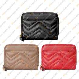 Ladies Fashion Casual Designer Luxury Zippy Wallet Coin Purse Key Pouch Credit Card Holder TOP Mirror Quality 671772 Business