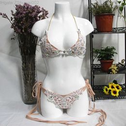 Women Lace Bikini Set Summer Fashion Stylish Cute Sweet Swimwear Clothing 2pcs Swimsuit MZZO