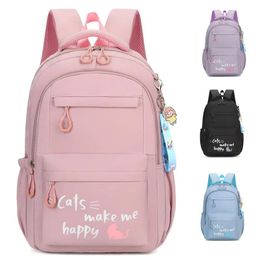 Bags Backpack for Junior High School Students Large Capacity Multilayer Girls Backpack Lightweight Spine Protection Schoolbag