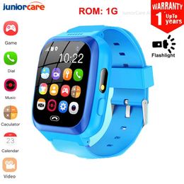 Watches Kids Smartwatch with Camera Games Video/Music Player Flashlights Calculator Alarm Clock Children Touch Screen Toy Smart Watch