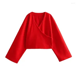 Women's Jackets Cropped Kimono Coats For Women Winter Fashion Long Sleeve Female Spring Snap-Button Jacket Outerwear