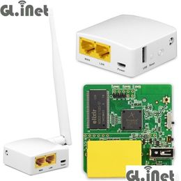 Routers Gl-0 Ar9331 802 11N 150Mbps Wifi Wireless Router Repeater Openwrt Firmw273H Drop Delivery Computers Networking Communications Dhh3F