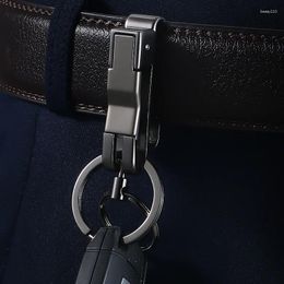 Keychains Wearing Belt Keychain Men Waist Hanging Customised Staggered Design High Aesthetic Value Multiple Positions Business Accessories