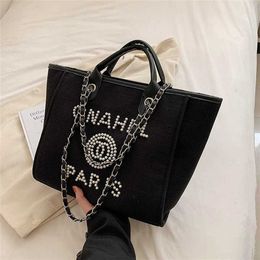 Women's Large Capacity New Trendy Portable Beach Bag Leisure Fashion One Shoulder Crossbody Tote 80% off outlets slae