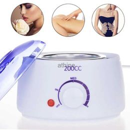 Epilators 200CC Wax Heater Hair Removal Wax Machine Paraffin Wax Warmer Pot SPA Hand Foot Body Hair Epilator Depilatory Dropshipping YQ240119