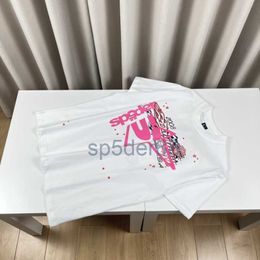 Sp5der Mens Tshirt Designer Shirt White Graphic Tee Man Spider Hoodie 555 Women High Quality Short Sleeve Free People Clothing Crew Neck Black 9B5Y