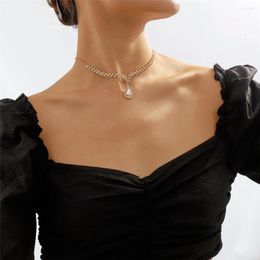 Choker Luxurious Sparkling Rhinestone Jewellery Boho Bride Wedding Fashion Sexy Crystal Pendant Necklace Ornaments Wholesale