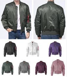 Bomberjacke, Winterqualität, Nylon, amerikanische Militäruniform, Flieger-Retro-Mantel, männliche Bomber-Fliegerjacken, doppelseitige Herren-/Damen-Retro-MA1-Baseballjacke