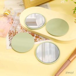 2PCS Mirrors Circular small mirror Makeup mirror Convenient to carry mini Pocketable Women's portable mirror Small Mirror Multifunctional mir