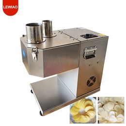 Vegetable Cutter Electric Commercial Vegetable Fruit Slicing Machine With 2 Inlets 150Kg Capacity Potato Lemon Slicer