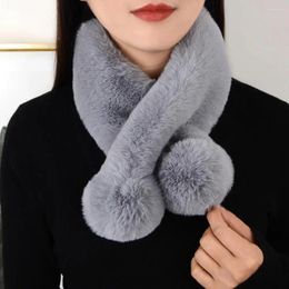 Scarves Beautiful Cross Scarf Washable Fuzzy Cosy Fall Winter Ladies Wrap Neck Warmer Protection