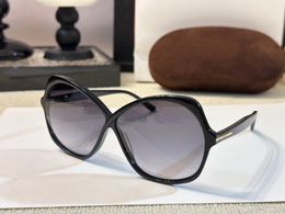 Butterfly Sunglasses 1013 Black smoke Woman Sonnenbrille Shades Sunnies Gafas de sol UV400 Eyewear with Box