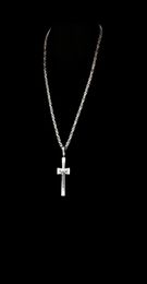 Catholic Crucifix Pedant Necklaces Gold Stainless Steel Necklace Thick Long Neckless Unique Male Men Fashion Jewellery Bible Chain Y6165946