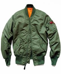 American alphas version spring and autumn green MA1 flight suit jacket windproof and waterproof coat1441223