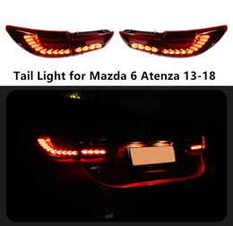 Car Tail Light for Mazda 6 Atenza LED Turn Signal Taillight 2013-2018 Rear Brake Fog Lamp Automotive Accessories