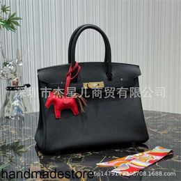 Genuine Leather Bk Platinum She Tote Bag Used to Sew Portable Women's Bk25bk30togo Swift 89 Black Gold Handmade