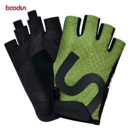 BOODUN/Bolton New Dumbbell Fitness Gloves Dropping Glue Non slip Granular Fish Scale Sports