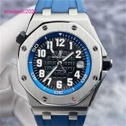Audemar Pigue Luxury Watches Royal Oak 15701ST.OO.D002CA.02 Men's Watch Automatic Mechanical Watch Black And Blue Dial 44mm 2024 HB GPTX