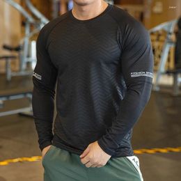 Men's T Shirts Men Compression Sport Fitness Elasticity Sweatshirt Breathable Training Sportswear Quick Dry Tops Muscle Tees