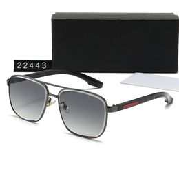 2024 Luxury Mens Designer Sunglasses Rimless Gold Plated Square Frame Brand Sun Glasses Fashion Eyewear With Case