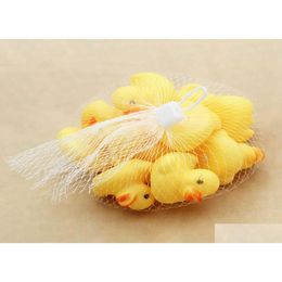 Bath Toys 100 Pcs Rubber Duck Yellow Duckie Squeezing Call Baby Shower Water Whole Children Birthday Favours Kid039S Tub Bathroom921385 Dhibh