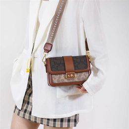 Women's 2023 New Trendy and Fashionable Printed High Quality Small Square Versatile One Shoulder Crossbody Bag Factory Online 70% sale