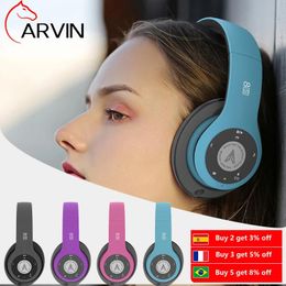 Headphones Wireless Headphones Over Ear HiFi Stereo Foldable Wireless Stereo Headsets Earbuds With Builtin Mic SD/TF Gaming Earphone