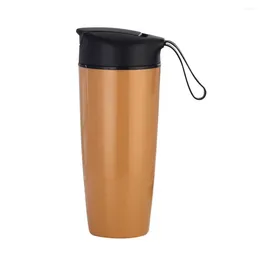 Water Bottles 500ml Creative Sealed Ceramics Liner Vacuum Mug 5 Colors Thermal Cup Household Insulated For Home