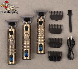 T9 Hair Clipper Professional Electric Trimmer for man 0mm Baldheaded Barber Cutting Machine Cordless Shaver 2203031835817