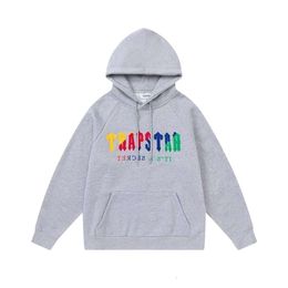 Trapstar Hoodie Designer Original Quality Mens Hoodies Sweatshirts Trendy Rainbow Embroidered Pants Mens Womens Pullover