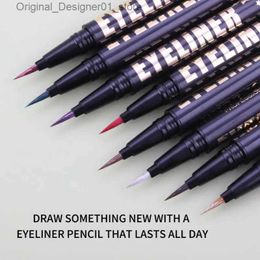 Eyeliner MISS ROSE Eyeliner Pen Not Blooming Matte Colourful Eye Liner Long-lasting Waterproof Sweatproof Smooth Eyeliners Makeup Q240122