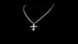 Catholic Crucifix Pedant Necklaces Gold Stainless Steel Necklace Thick Long Neckless Unique Male Men Fashion Jewelry Bible Chain Y8822001