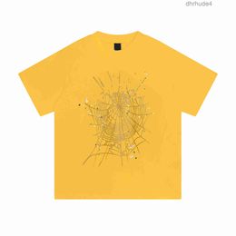 Men t Shirt Pink Young Thug Sp5der 555555 Mans Women 1 Quality Foaming Printing Spider Web Pattern Tshirt Fashion Top Tees Is Us Size. TWZ2 99SS 4J38