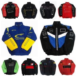 AF1 F1 Formula One Racing Jacket F1 Jacket Autumn And Winter Full Embroidered Cotton Clothing Spot Sales nbv