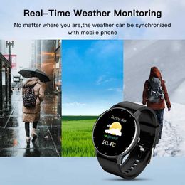 Smart Watches ZL02D Men Smart Watch Full Touch Screen Sport Fitness Tracker IP68 Waterproof Bluetooth Smartwatch for Men Women Smartphone 2023L2401