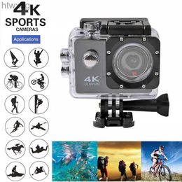 Sports Action Video Cameras 12MP Wifi Action Camera 4K 25fps Ultra HD 170D Go Waterproof Pro Sport DV Helmet Digital Motion Video Recording Camera Sport Cam YQ240119