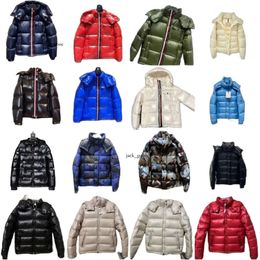 monclairjacke mocler For Men Winter Puffer Jacket Coats Padded And Thickened Windbreaker Classic France Brand Hooded Zip winter 164