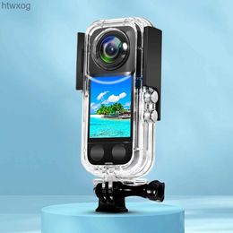 Sports Action Video Cameras Portable Camera Lens Guard Transparent Sports Camera Protective Frame Scratchproof Accessories for Insta360 X3 Camera YQ240119