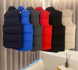 Men's Vests Vest Puffer Winter Coat Mens Women Jacket Top Version True Down Fill Luxury Brand Wholesale Pieces Off RQMW