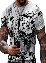 Mens Fashion T Shirt with Printing Classic Pattern Hiphop Tees Digital Active Tshirt for Whole High Quality1964223