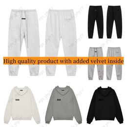 Essentialsweatshirts for men and women Essentialshoodie thin velvet hoodie casual fashion trend designer sportswear hoodie set casual oversized cotton hooded tf