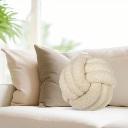 Bread Makers Knot Pillow Ball Po Props Durable Aesthetic Accessory Stuffed Multiple Uses Gift 8.6 Inch For Floor Bed Nursery Office Sofa