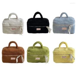 Cosmetic Bags Black Makeup Spacious And Portablle Storage Bag Suitable For Travelling Office Use