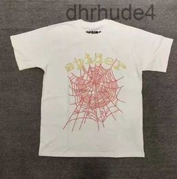 Men's T-shirts Men t Shirt Pink Young Thug Sp5der 555555 Mans Women 1 Quality Foaming Printing Spider Web Pattern Tshirt Fashion Top Tees Spgv O819 VBGM AA9A