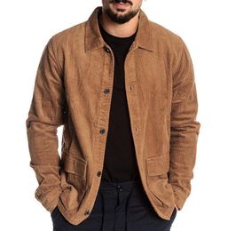 men winter corduroy jacket Fashion brown outerwear coat black slim parka pilot jacket for male casual social jacket coat 9 2010221218013