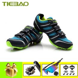 Footwear TIEBAO Men Cycling Shoes Sapatilha Ciclismo Mtb SPD Pedals Breathable Selflocking Mountain Bike Sneakers Sperstar Mtb Shoes